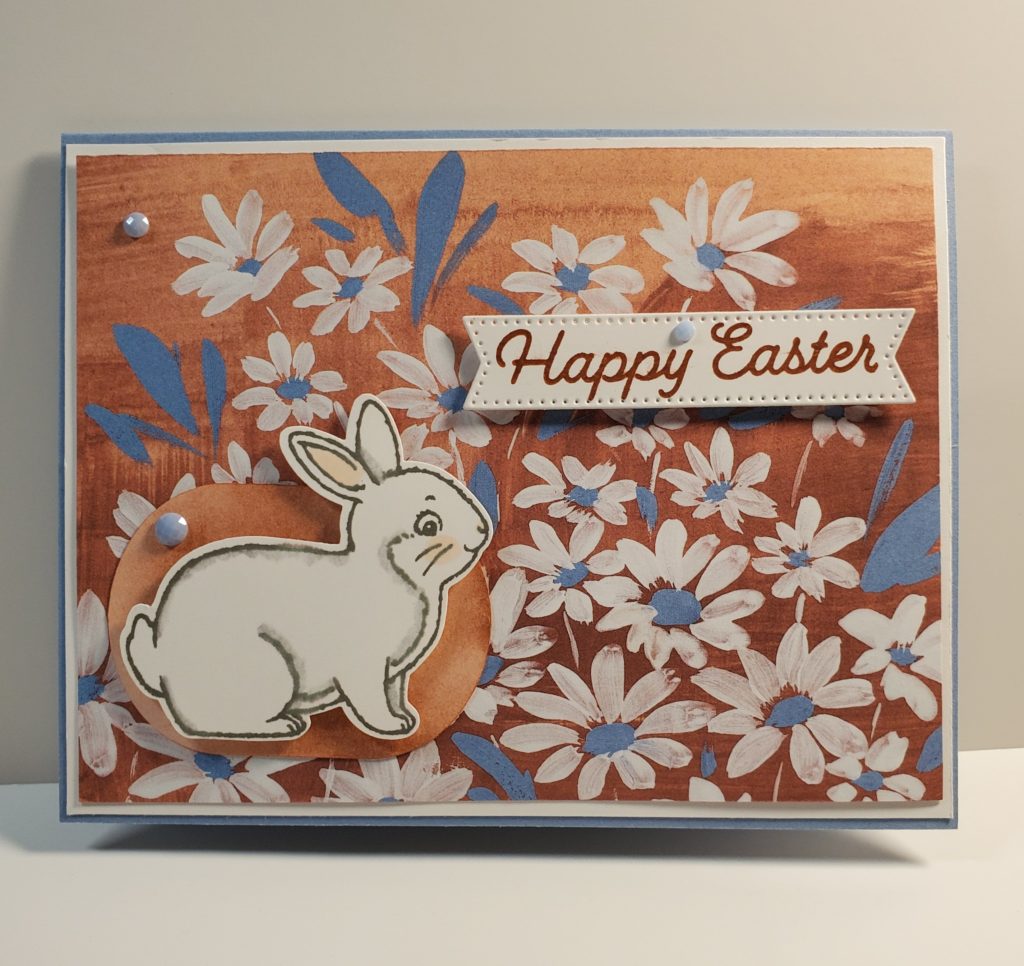 Easter Bunny Card using Fresh as a Daisy paper