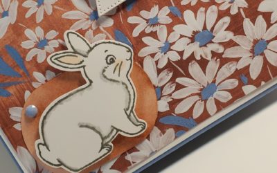 Make a quick card using Easter Bunny and Fresh as a Daisy