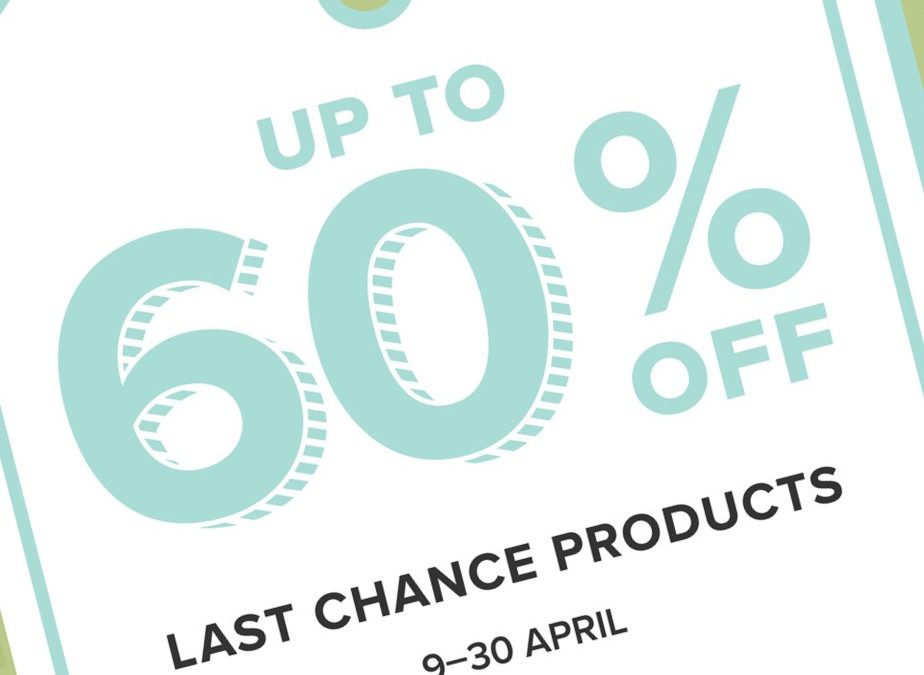 Don’t miss out!  Check out the Last Chance Product Lists